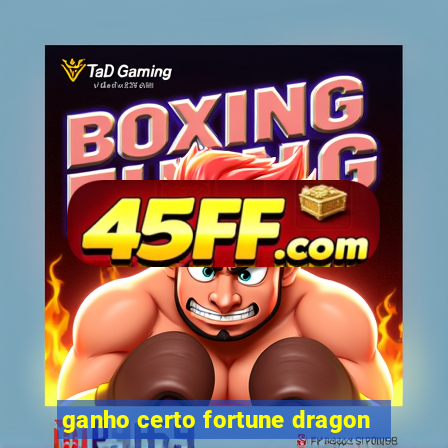 ganho certo fortune dragon